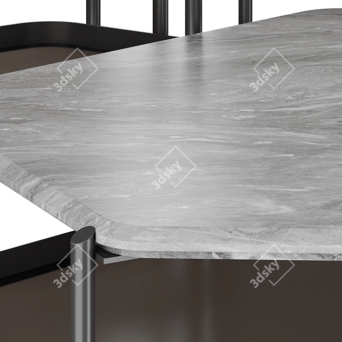 Modern Giorgetti Skyline Low T 3D model image 3