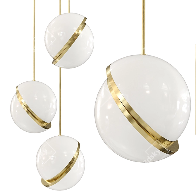 LiteChic Mini Chandelier Set 3D model image 1