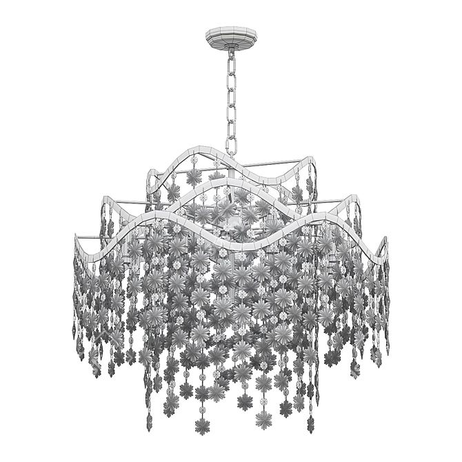 ISABEL PEARL Pendant Chandelier 3D model image 4