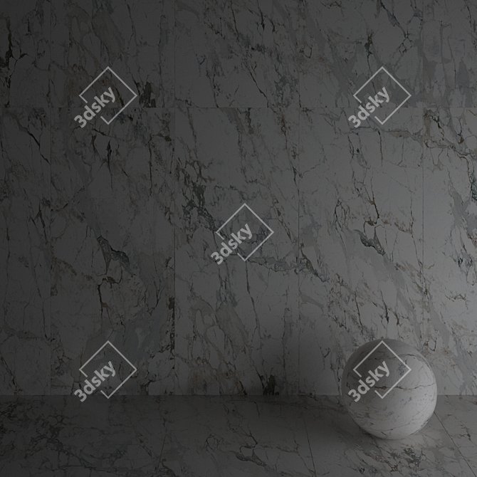 Capraia Marble Tiles Collection 3D model image 4