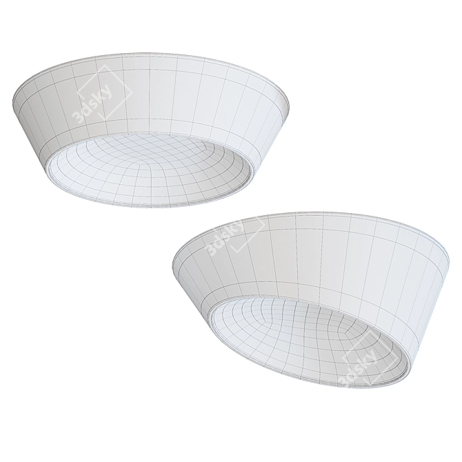 Vibia PLUS Ceiling Lamp White 3D model image 3