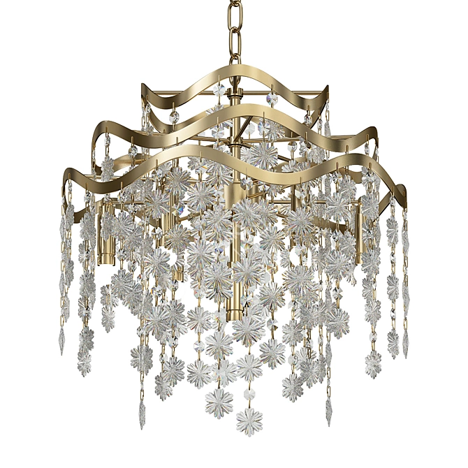 Isabel Pearl D40 Pendant Chandelier 3D model image 1