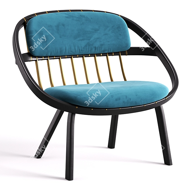 Cantarutti Cori 5.03.0 Chair 3D model image 1