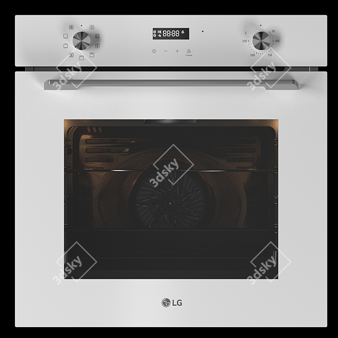 LG Built-In Kitchen Appliances Set 3D model image 3