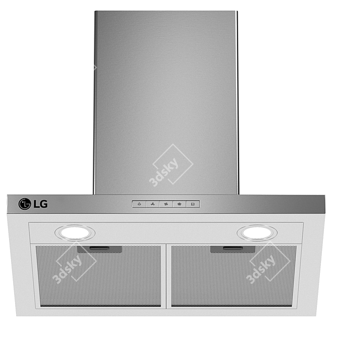 LG Built-In Kitchen Appliances Set 3D model image 6