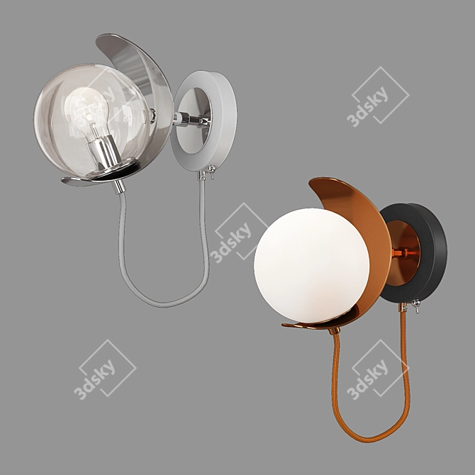 Eurosvet Amato Wall Sconce 3D model image 3
