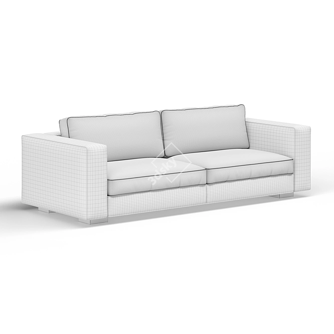 Sophisticated Manhattan Sofa - Highland Furniture 3D model image 4