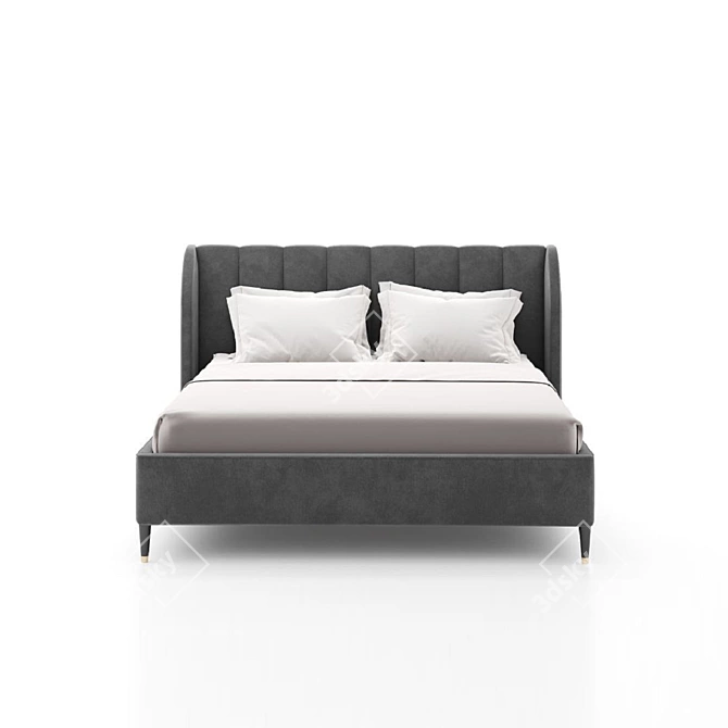 Elegance Defined: OM Mistress Bed 3D model image 2