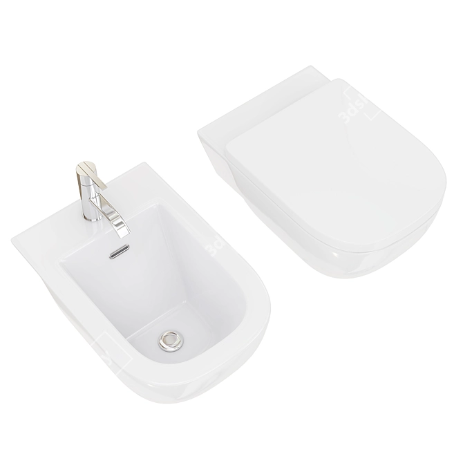 Modern Bathroom Set | Antonio Lupi 3D model image 2