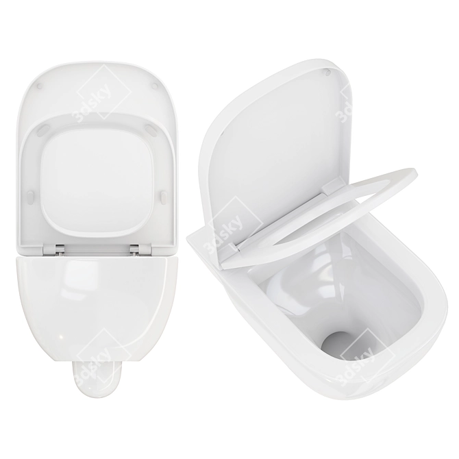 Modern Bathroom Set | Antonio Lupi 3D model image 3
