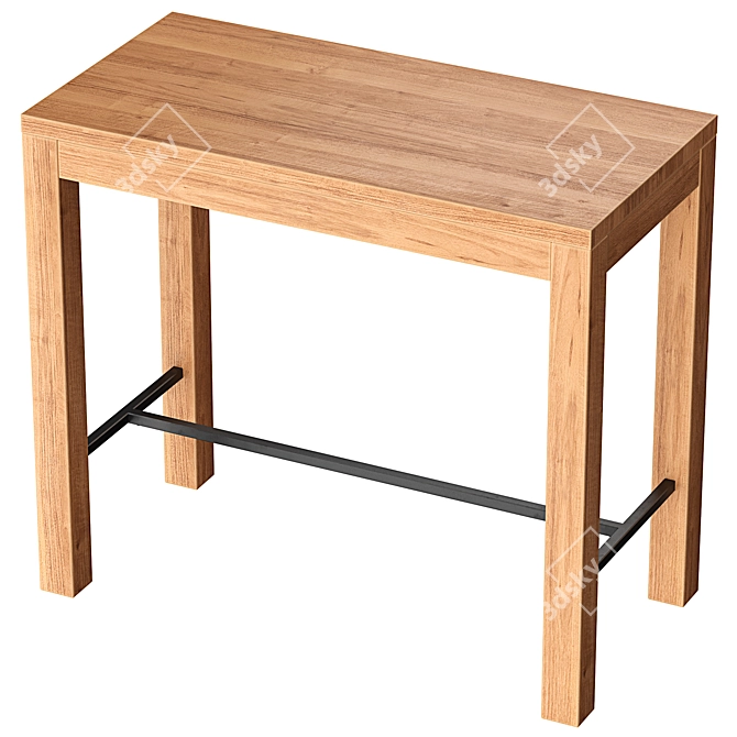 Modern Bar Table Florence Optimize 3D model image 2