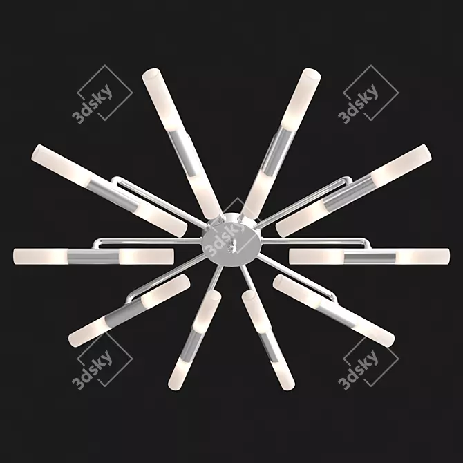 Designer Smart Chandelier 70cm Diameter 3D model image 2