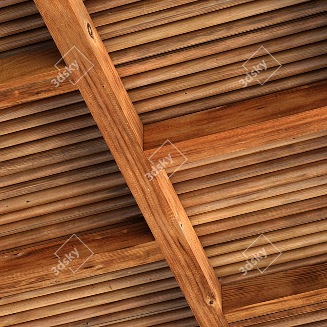 Vertex Ceiling Beam 3D Model 3D model image 3