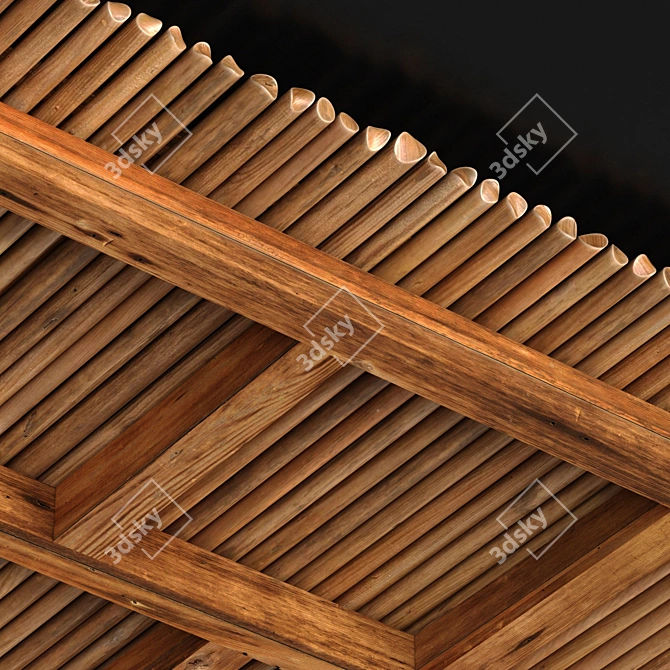 Vertex Ceiling Beam 3D Model 3D model image 5