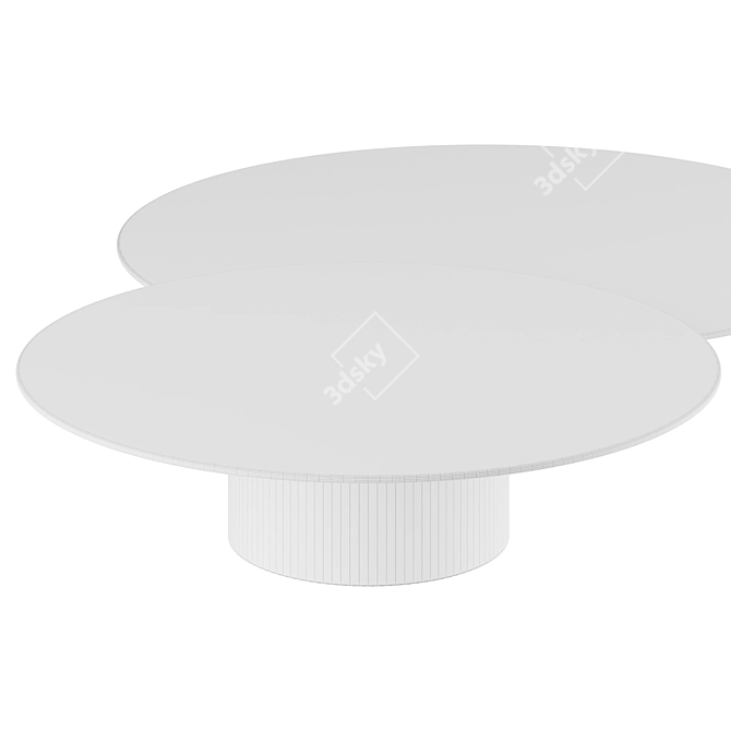 Minotti DOYLE Rodolfo Dordoni Table 3D model image 2