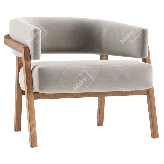 Athena Chair: High-Resolution, Realistic Model 3D model image 1