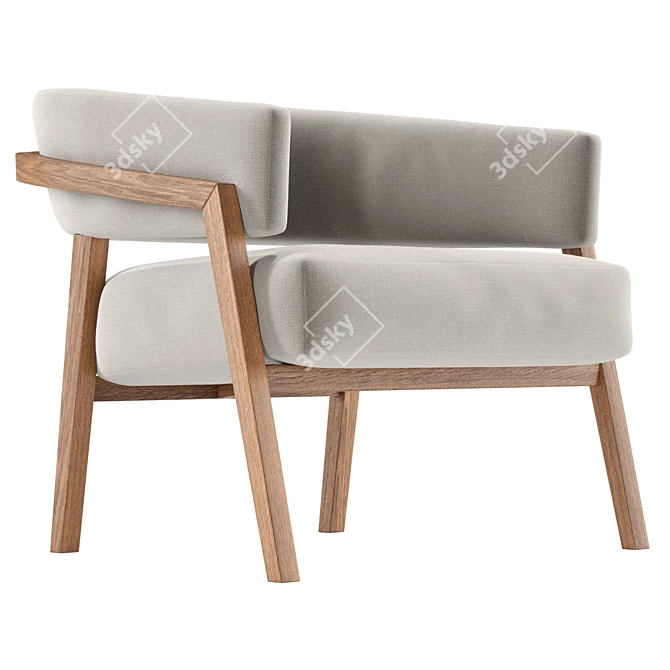 Athena Chair: High-Resolution, Realistic Model 3D model image 5