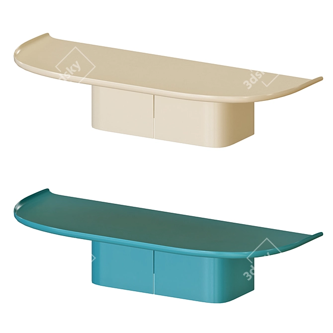 Hay Korpus Shelf Set - 3D Model 3D model image 3