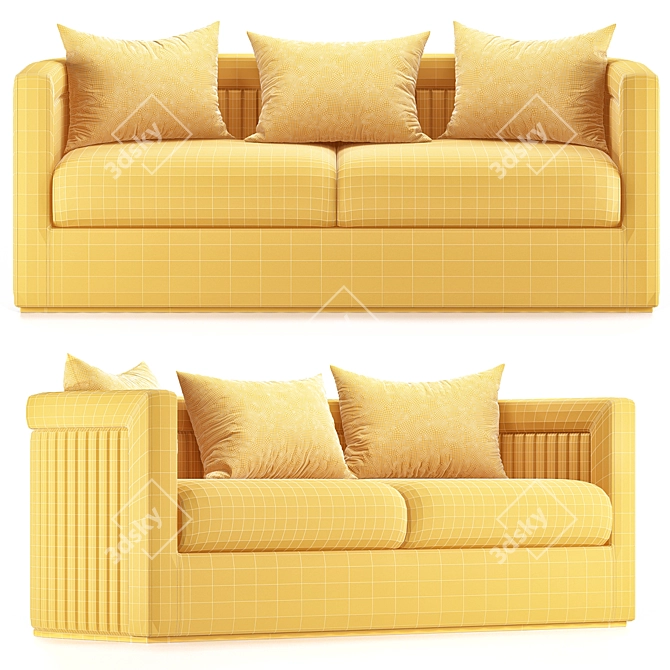 Modern Drummond Sofa 3D Model 3D model image 2