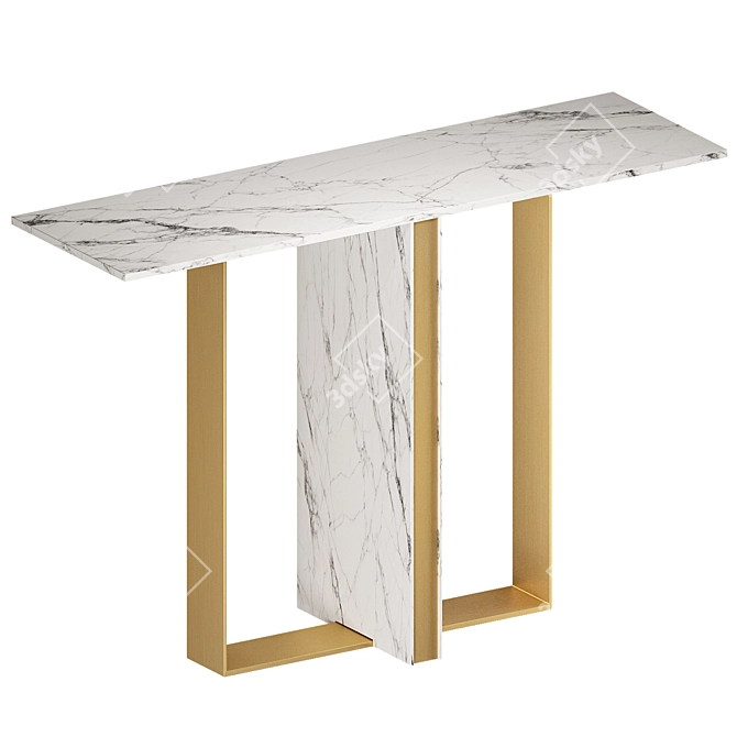 Luxury Designer Console Table "LaLume 3D model image 1