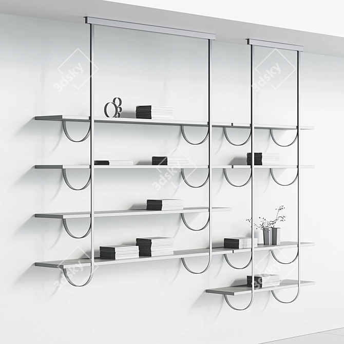 De Castelli Talea Metal Bookcase 3D model image 5