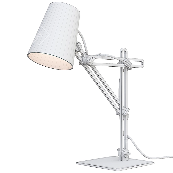 Stylish Mantra Looker Lamp 3D model image 3