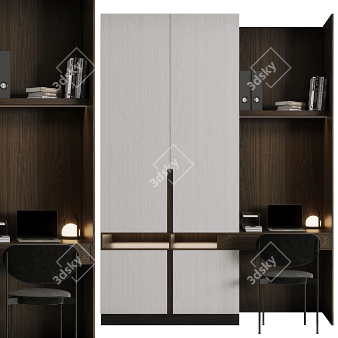 Modern Office Furniture Collection 3D model image 2