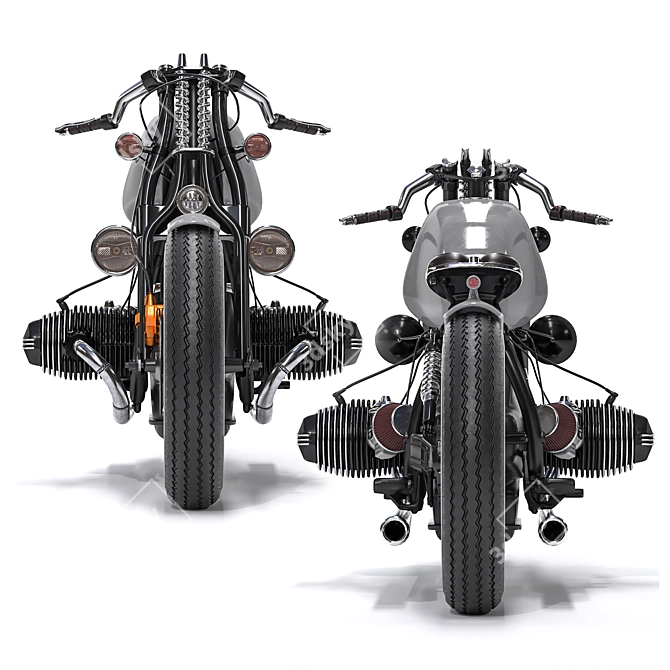 BMW R100 02 3D Model 3D model image 4