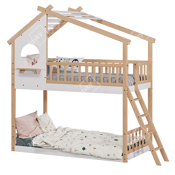 Viv Rae Cronk Bunk Bed 3D model image 1