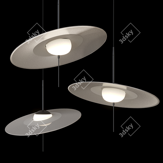 Adjustable Mono Light Fixture 3D model image 1