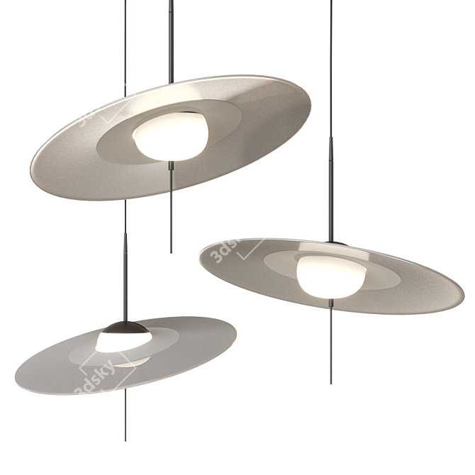 Adjustable Mono Light Fixture 3D model image 2