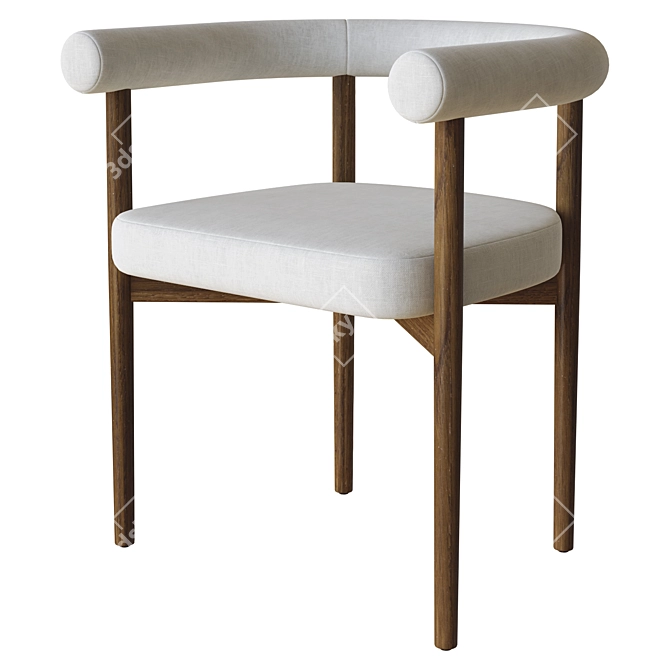 High Fashion Matilda Dining Chair 3D model image 2