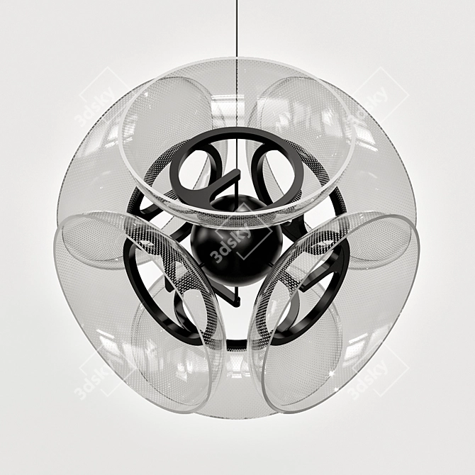 Modern Pendant Light Fixture 3D model image 3