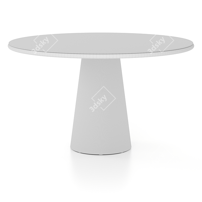 Orbita Steel Classic Table 3D model image 3