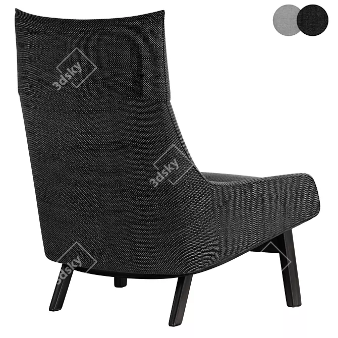 Modern Sunday Armchair Furniture 3D model image 4