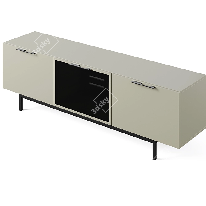 Sleek TV Stand Angel by Cosmo 3D model image 4