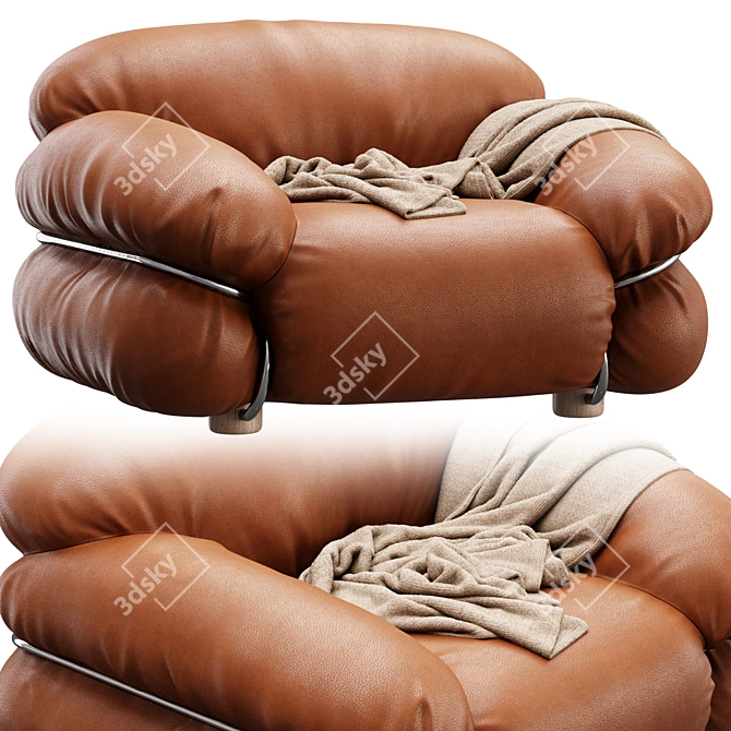 Sesann Designer Sofa Furniture 3D model image 2
