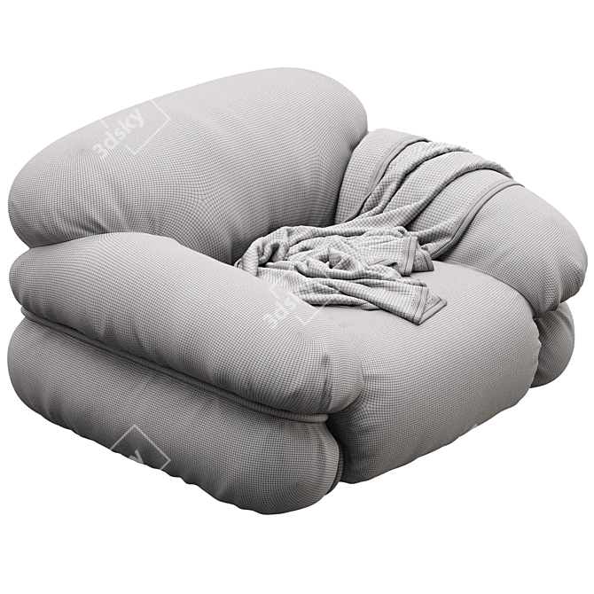 Sesann Designer Sofa Furniture 3D model image 6
