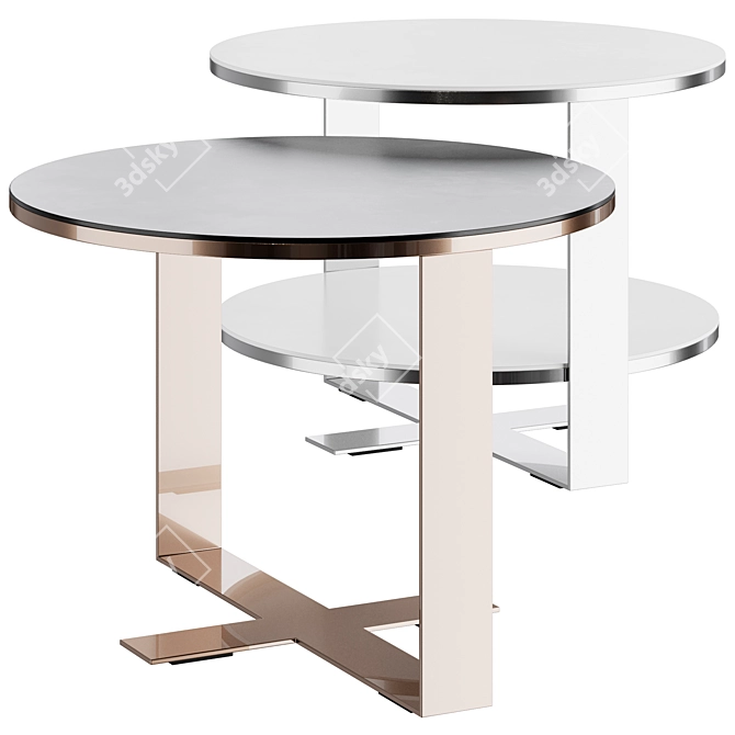 Minimalist Eileen Table Design 3D model image 1