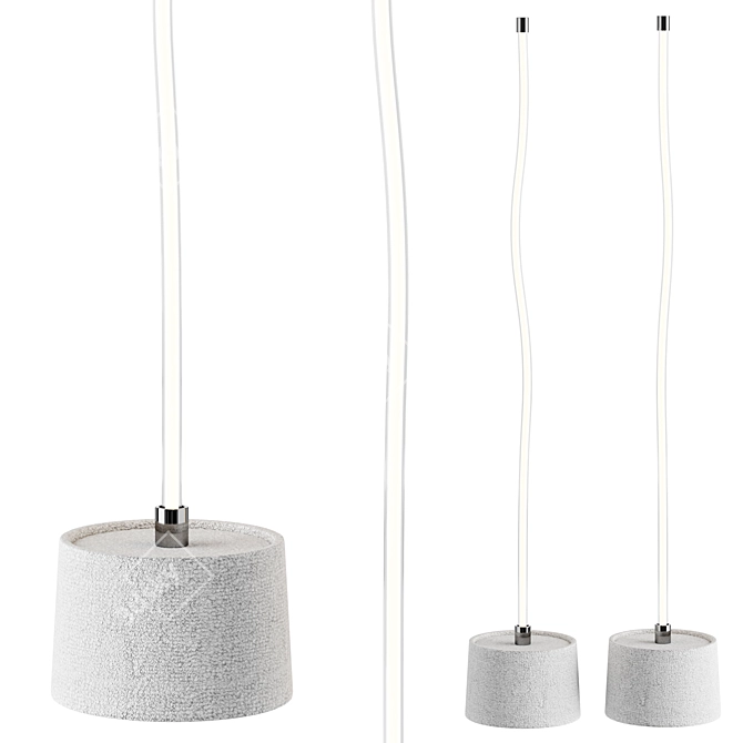 Boho Chic Pendant Light 3D model image 2