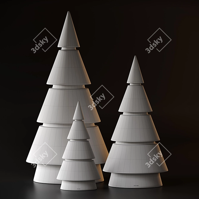 Stylish VONDOM Forest Lamp 3D model image 2