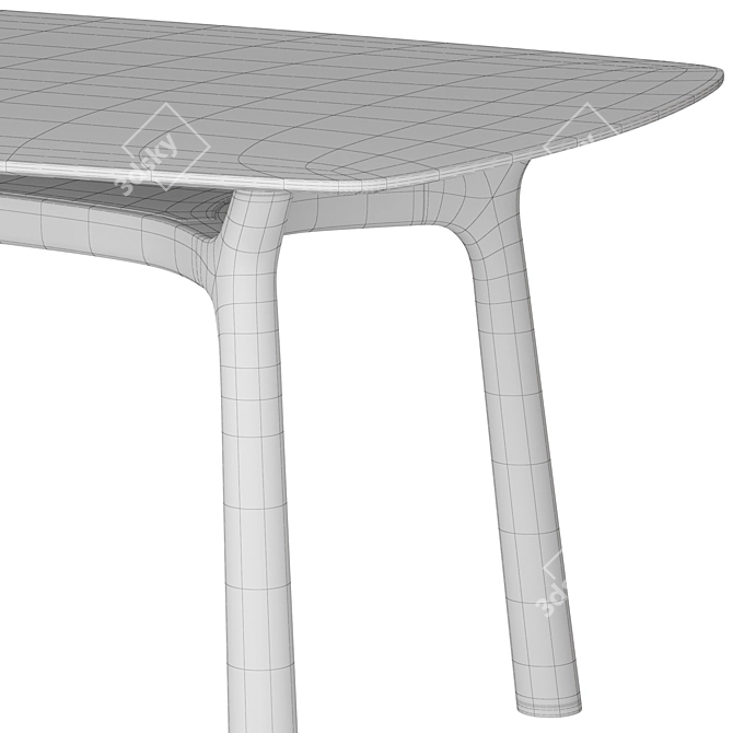 Modern Design Giorgetti Memos Table 3D model image 7