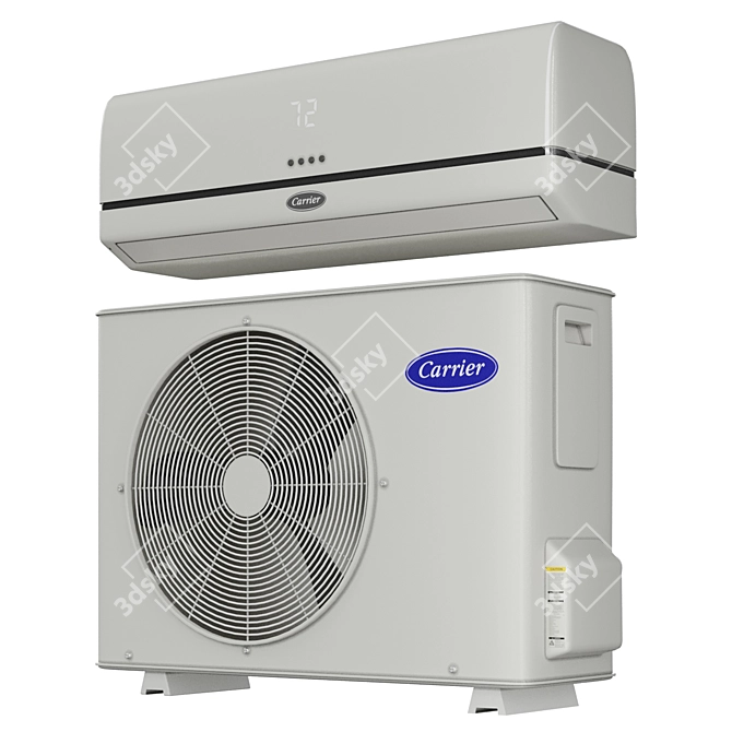 Carrier Ductless Mini Split AC 3D model image 4