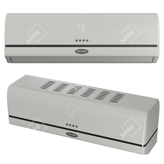 Carrier Ductless Mini Split AC 3D model image 5