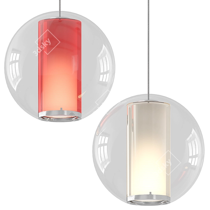 Title: Elegant Bel Occhio Pendant Light 3D model image 1