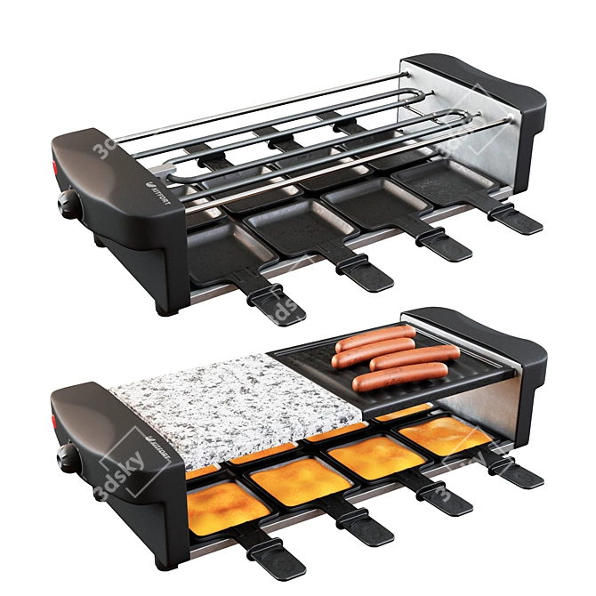 Electric Grill for Corona Render 3D model image 1