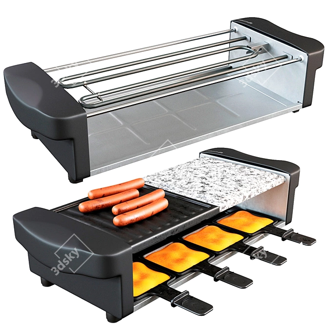 Electric Grill for Corona Render 3D model image 2