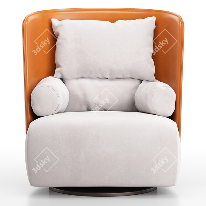 Elegant Campiello+ Chair by Zanotta 3D model image 5