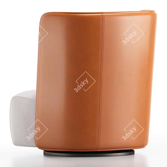 Elegant Campiello+ Chair by Zanotta 3D model image 6
