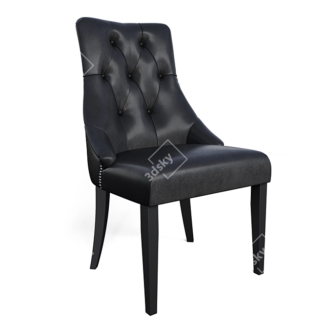 Henry Dining Chair: Uncompromising Elegance 3D model image 1